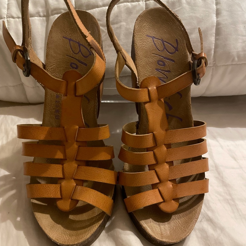 Blowfish heel sandals